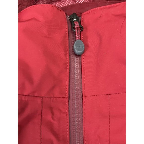 L.L. Bean Weather Challenger 3-in-1 Jacket Mens Medium REG Red Winter EUC - Picture 5 of 15